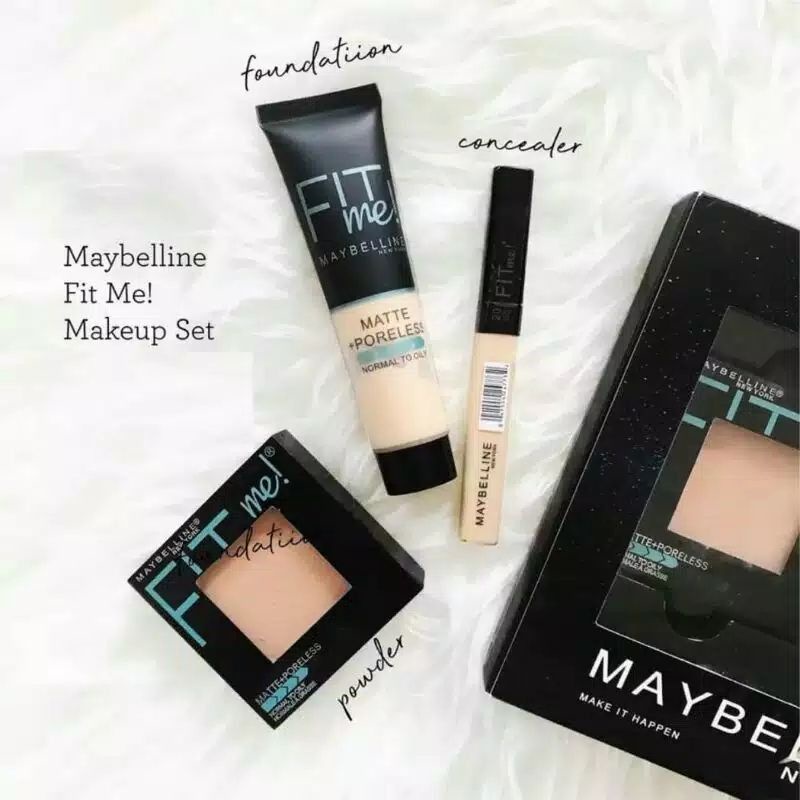 MAYBELLINE Fit me Make Up Set Paket Hemat