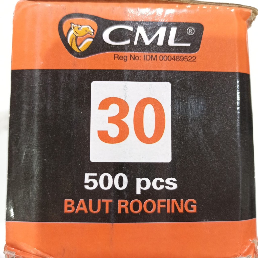 Baut Roofing 12 x 30 / Mata Baut Ruping Baja Ringan 3 cm