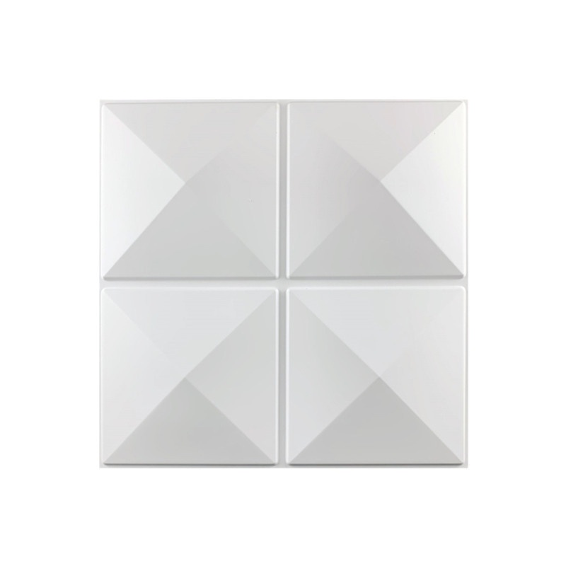 WALL PANEL 3D PVC / DEKORASI DINDING WALLPAPER DINDING PANEL / WALLPANEL 3D / 3D WALL PANEL / PANEL-PYRAMID 50 x 50