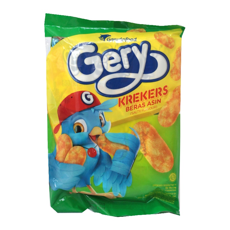 

Gery Biscuit Crackers Beras 10X5.6Gr