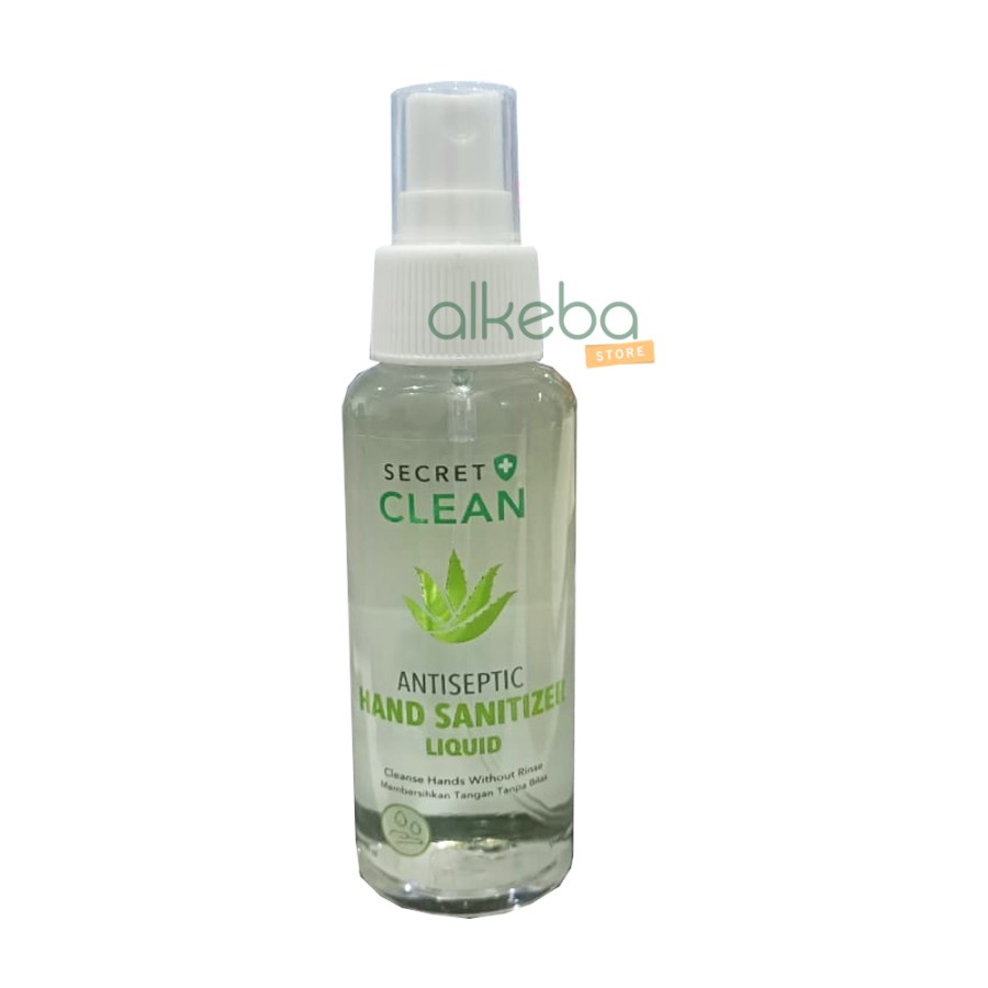 Hand Sanitizer Liquid Secret Clean Handsanitizer cair 100 ml spray