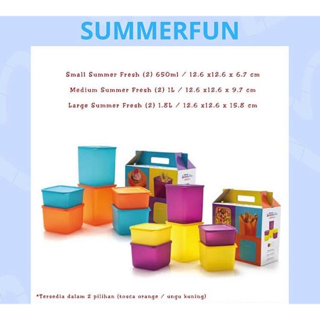Summerfun Tupperware