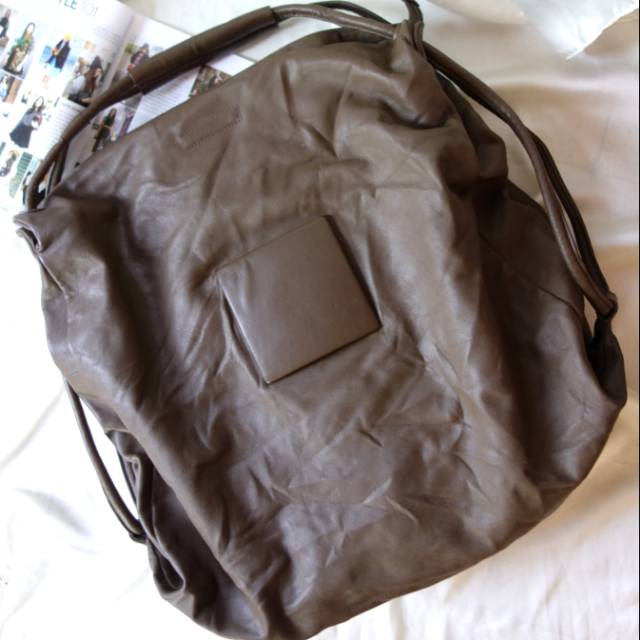 KUHO Genuine Leather Designer Large Tote Bag Tas Kulit Asli Branded Original Second Bekas Preloved