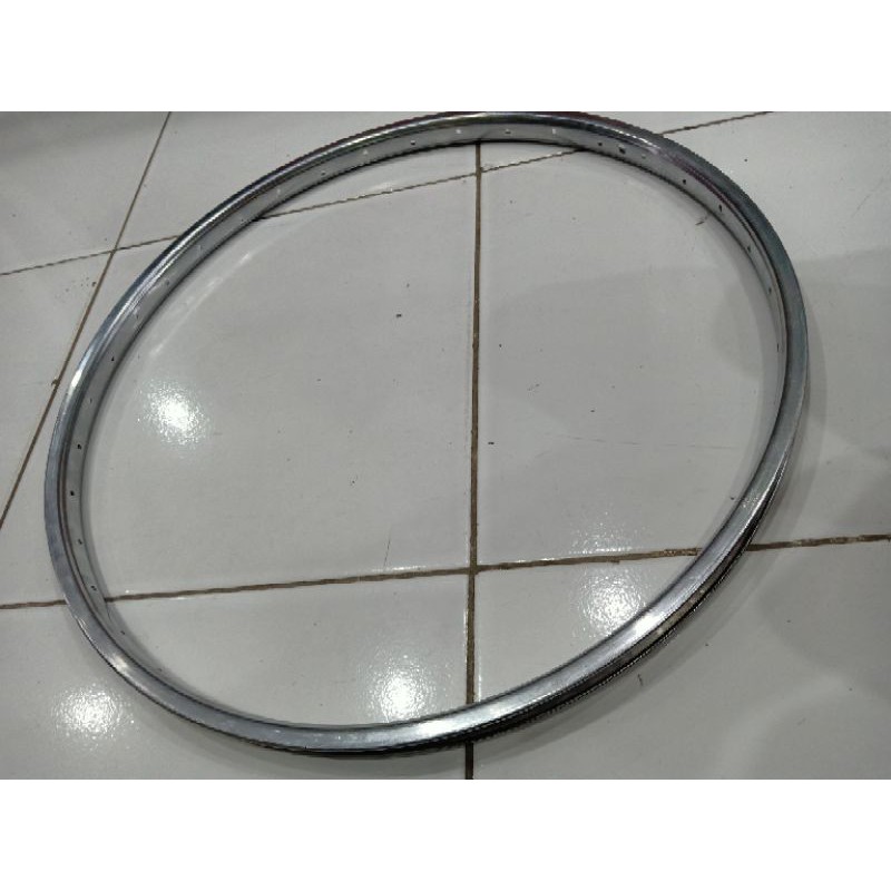 Velg sepeda 26 inch Mtb Mini Chrome besi 36hole