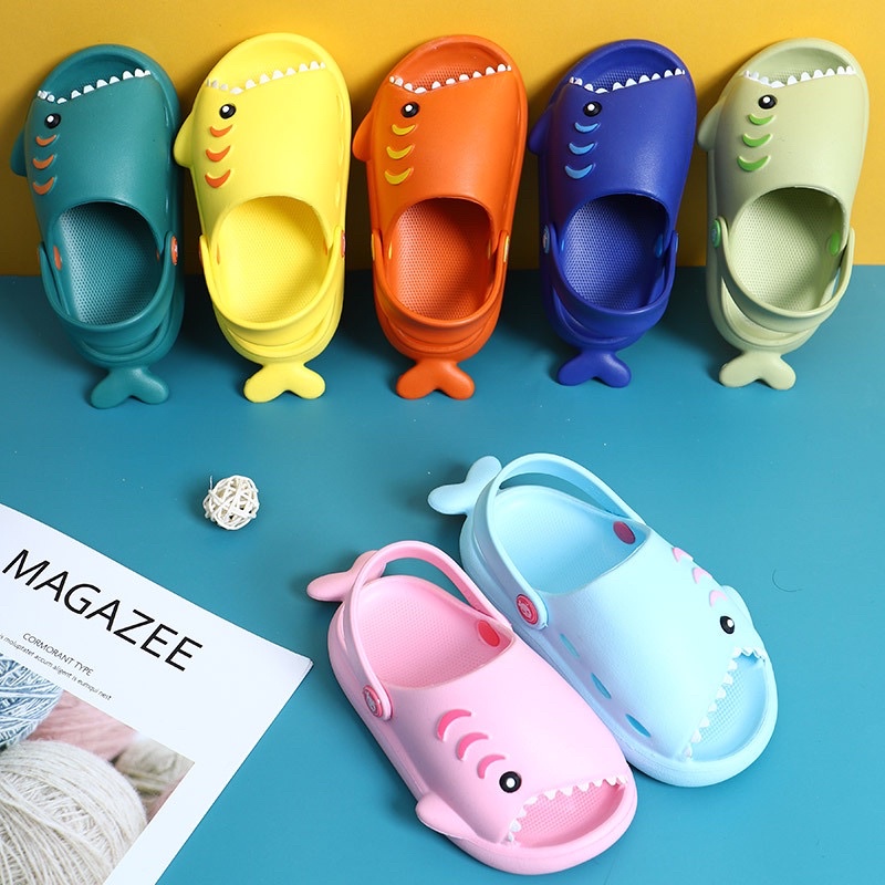 Sendal / Sandal Anak Viral Lucu BABY SHARK HIU Import Laki Laki Perempuan/ Sandal Karet / Sandal Anak Lucu / Sandal EVA Anak Import Murah Lebay / Sandal  Pantai Anak