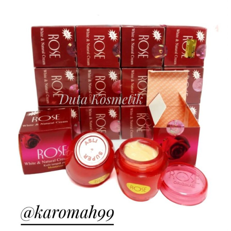 CREAM ROSE ORIGINAL HOLO LUSINAN EMBOS