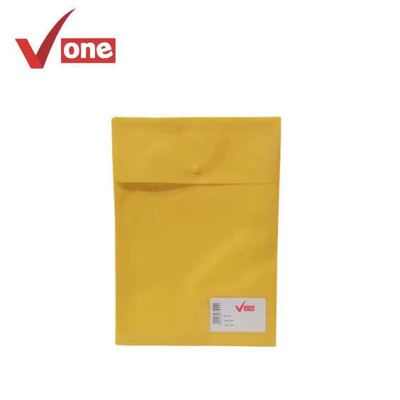 V One Map Plastik Tegak + Name Tag Folio Per Pcs