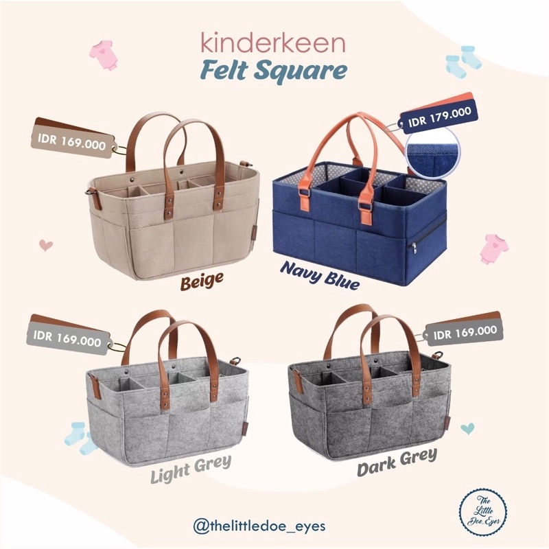 [READY] Kinderkeen Multipurpose / Canvas / Rope Solid  / Rope Braided Caddy Bag