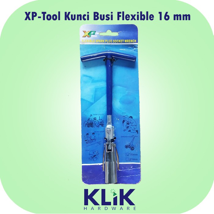 XP-Tool Kunci Busi Flexible Motor GL Pro Max CB 100 Mega Pro New Primus Tiger Revo Fleksibel 19 mm