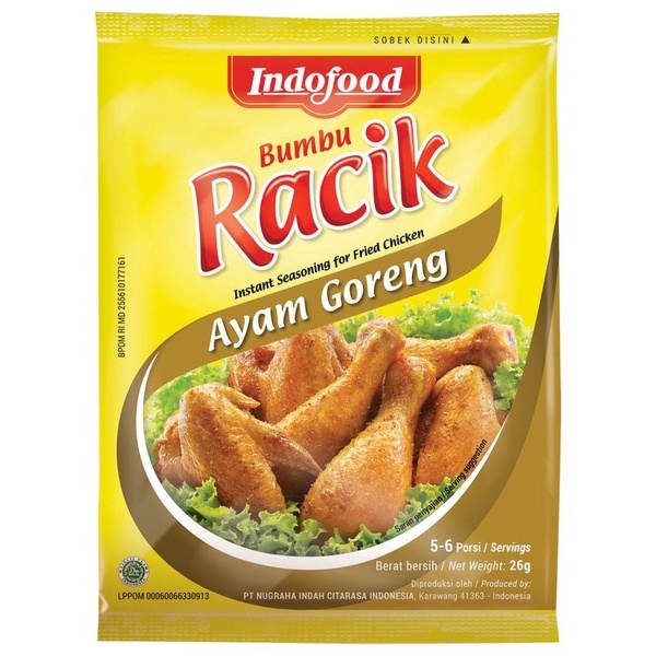 BUMBU RACIK AYAM GORENG - INDOFOOD RACIK 26GR