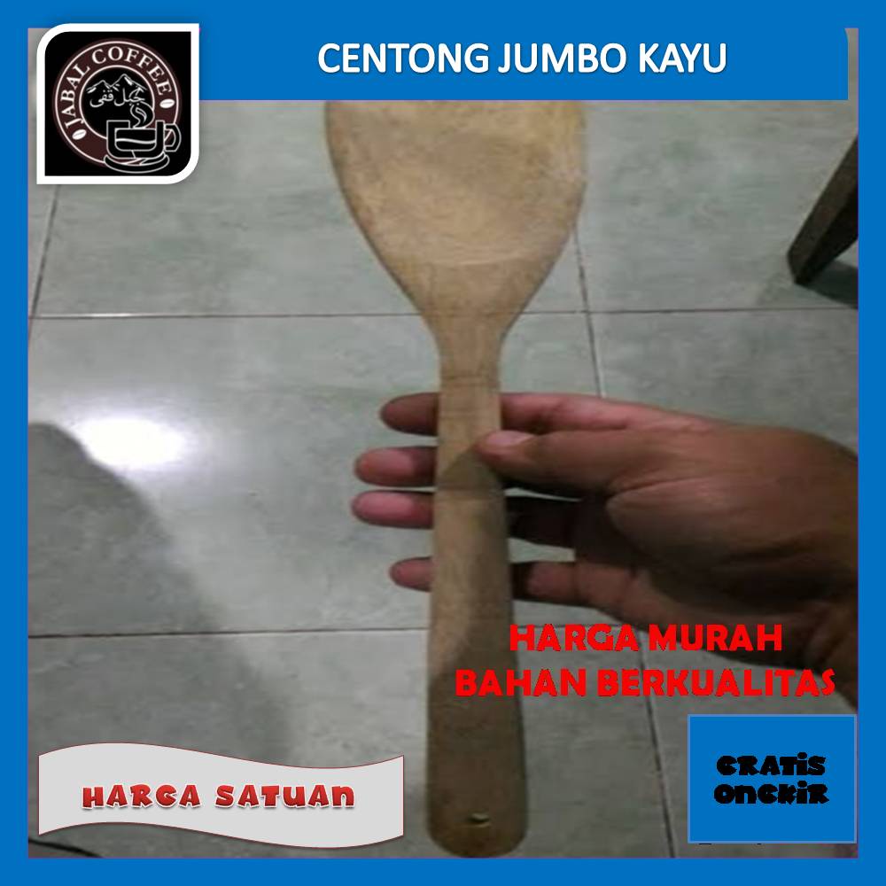 Centong Jumbo Kayu / Sodet Kayu / Irus Kayu Jumbo 027