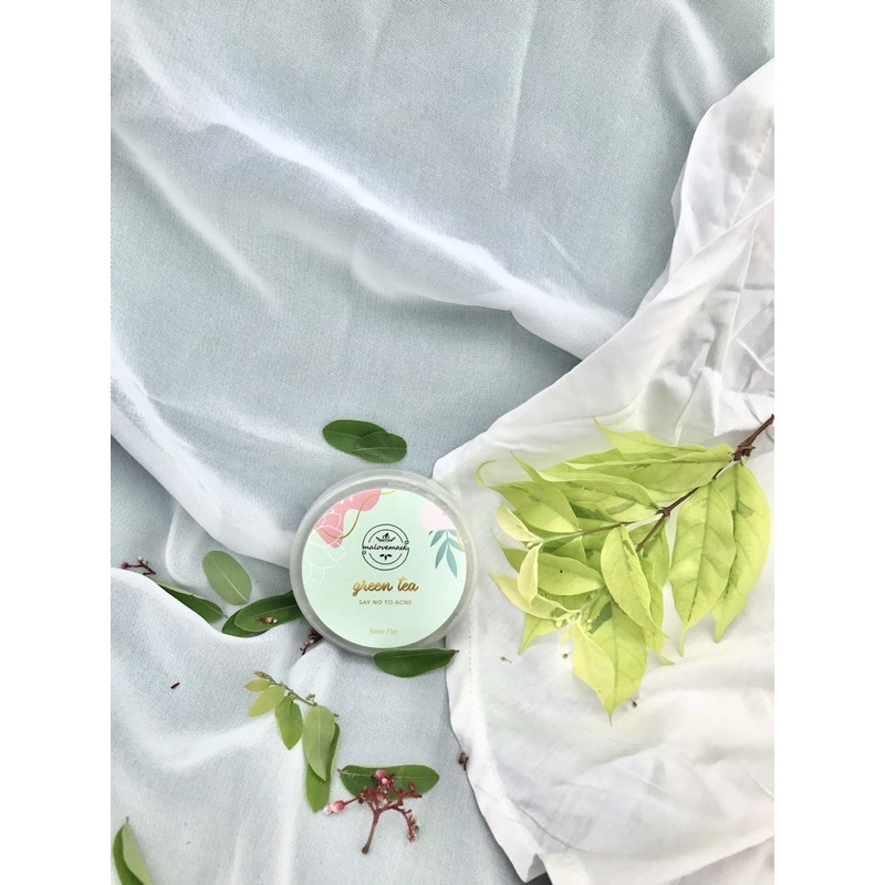 

MaskerOrganic_VarianGreentea25gr_Malovemask