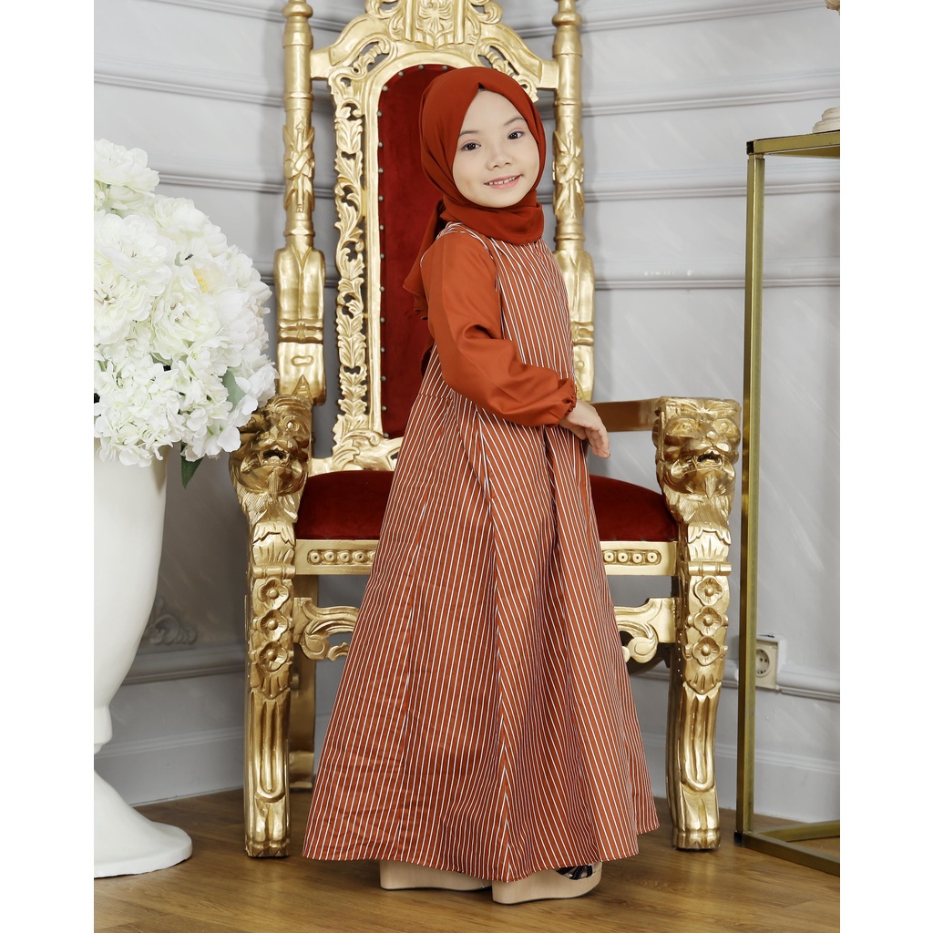 KUPNAD Baju Gamis Anak Katun Toyobo dan Katun Jepang - Karina Kid by KUPNAD pakaian muslim anak