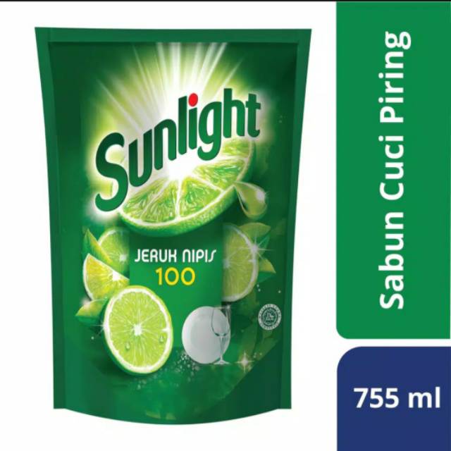 Sunlight lime pencuci piring 755/460ml [promo]