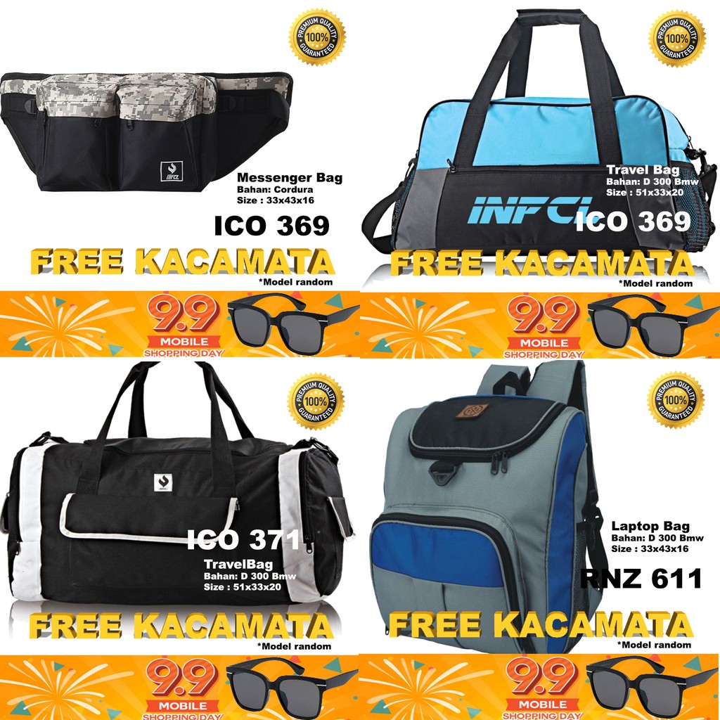 Tas Ransel/ Messenger Bag/ Sling Bag BAG