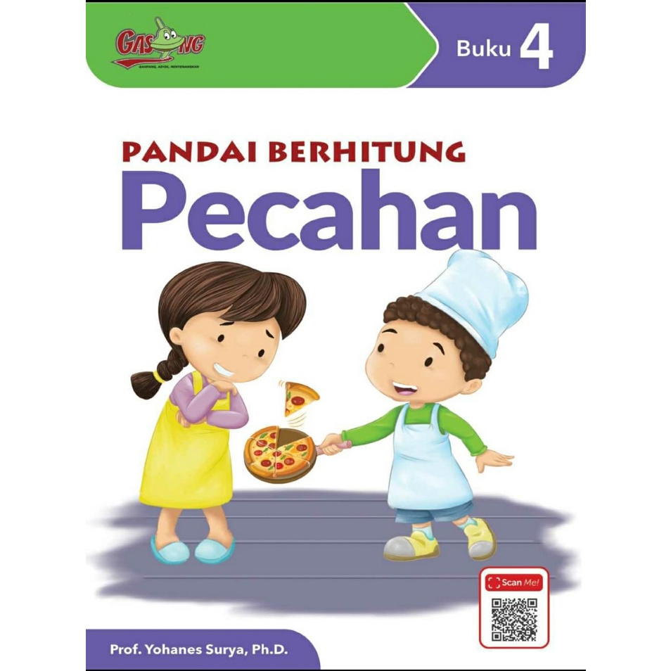 BUKU PANDAI BERHITUNG GASING PECAHAN Karangan Prof. Yohanes Surya