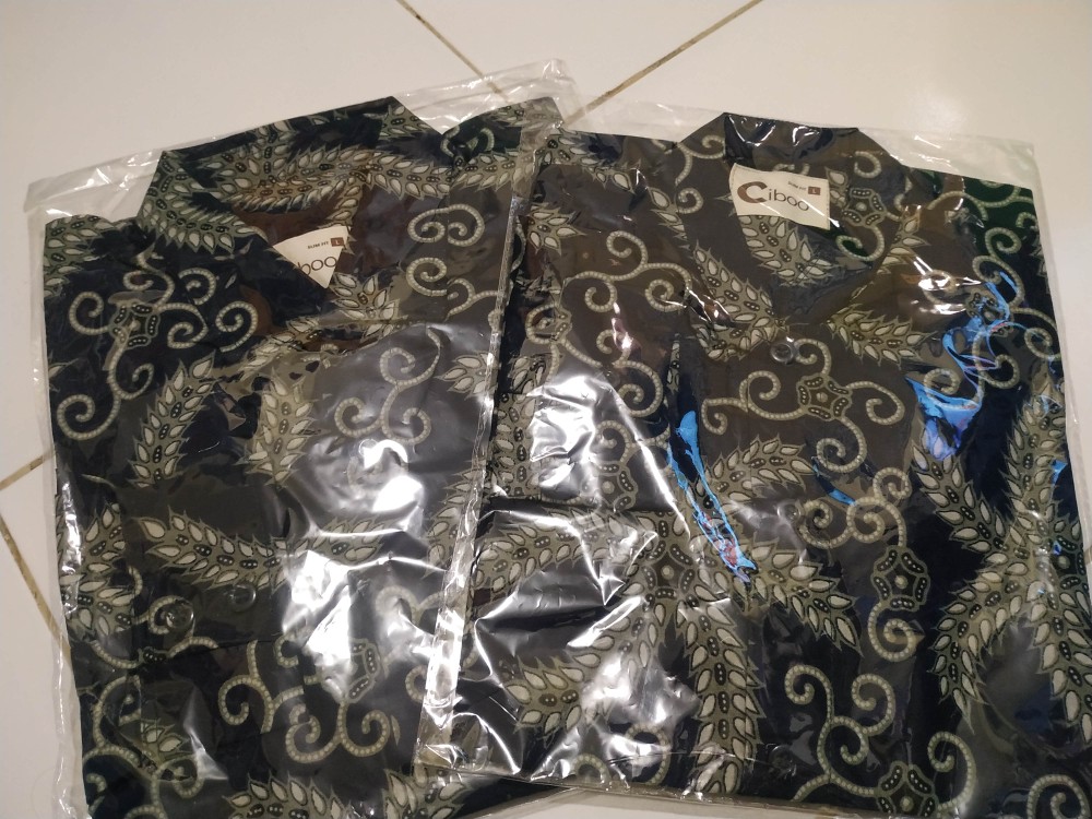 Kemeja Batik Anak Motif Best Seller Warna Biru Navy Slimfit