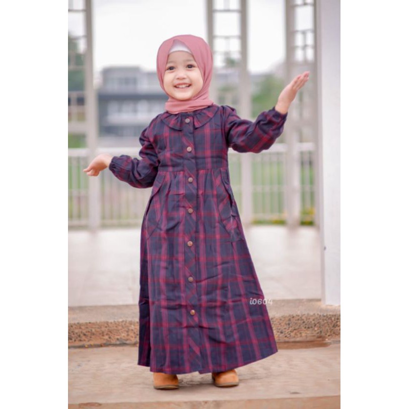 Gamis Flanel anak kualitas premium
