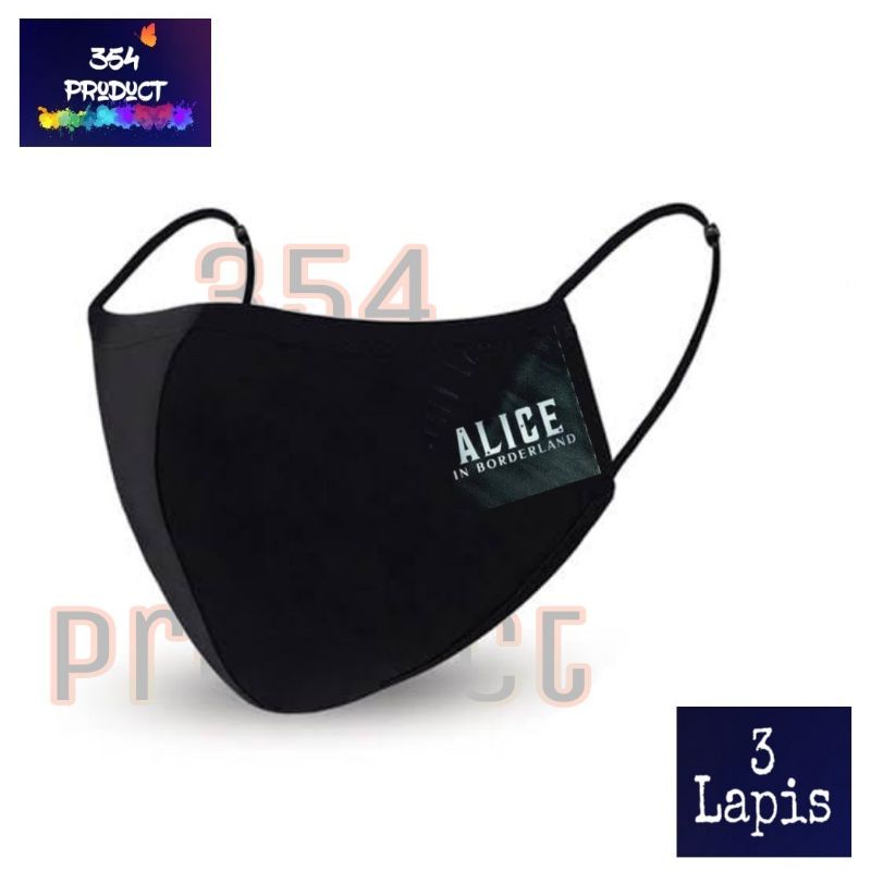 Masker Kain 3Lapis - Alice In Borderland / Alice season 2 | ALICE IN BORDERLAND