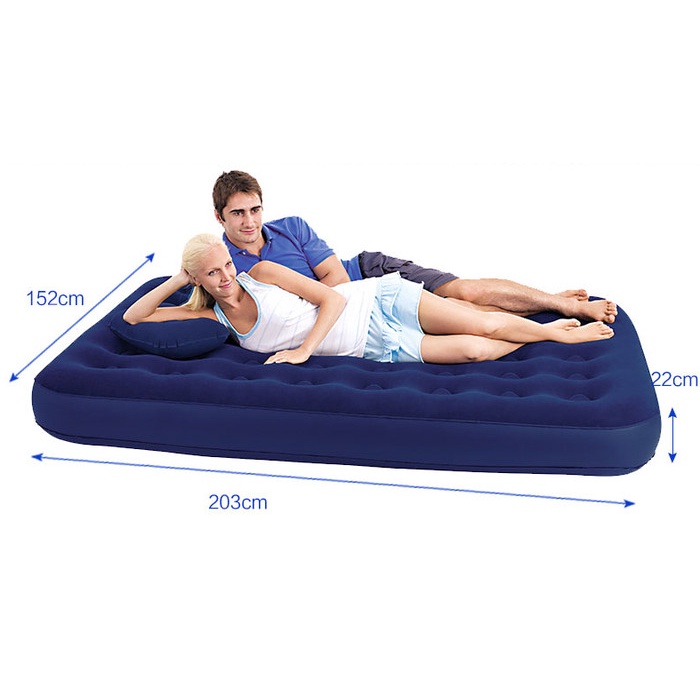 Bestway 67003 Kasur Angin Queen Biru [203cm x 152cm] / Air Bed Queen