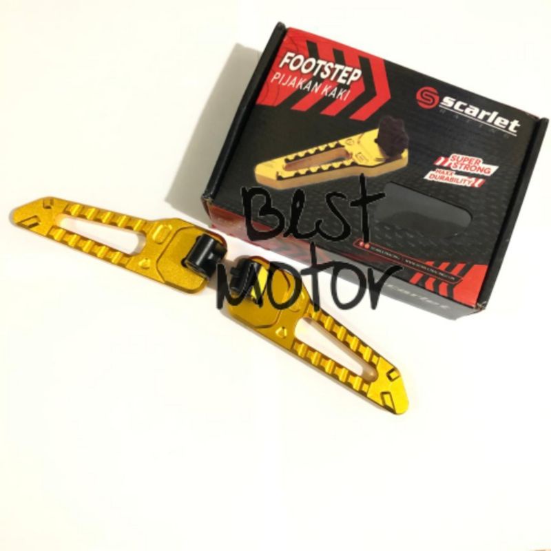 Footstep Belakang Honda ADV 150 Scarlet Full CNC Plug and play