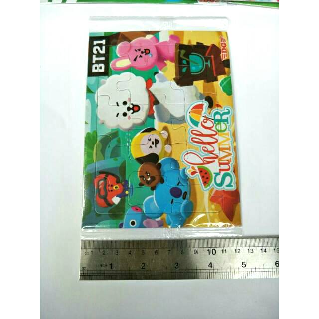 Puzzle Bongkar Pasang BP Jigsaw Karakter Mainan Anak Edukatif Suvenir Goodiebag Murah