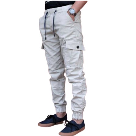 Celana Joger pants Jogger Cargo Unisex Pia Dan Wanita