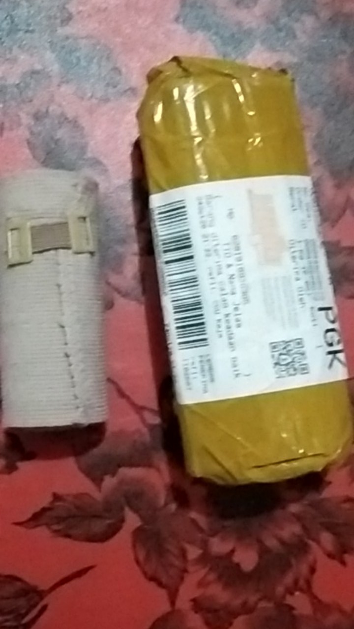Pembalut Perban Elastis Warna Coklat Untuk Patah Tulang Tangan Lutut El339 Shopee Indonesia