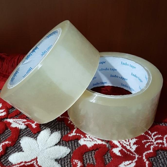 

PROMO LAKBAN BENING/COKLAT 45MM X 90YARD INDO TAPE ISI 72 ROLL
