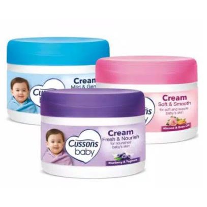 ^ KYRA ^ Cussons Baby Cream Soft Smooth Mild Gentle Fresh Nourish Krim Bayi Cusson