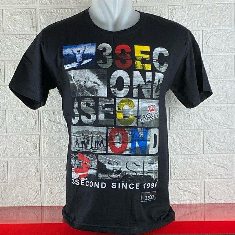 KAOS PRIA / KAOS SURFING / DISTRO HITAM PREMIUM /BAJU MURAH