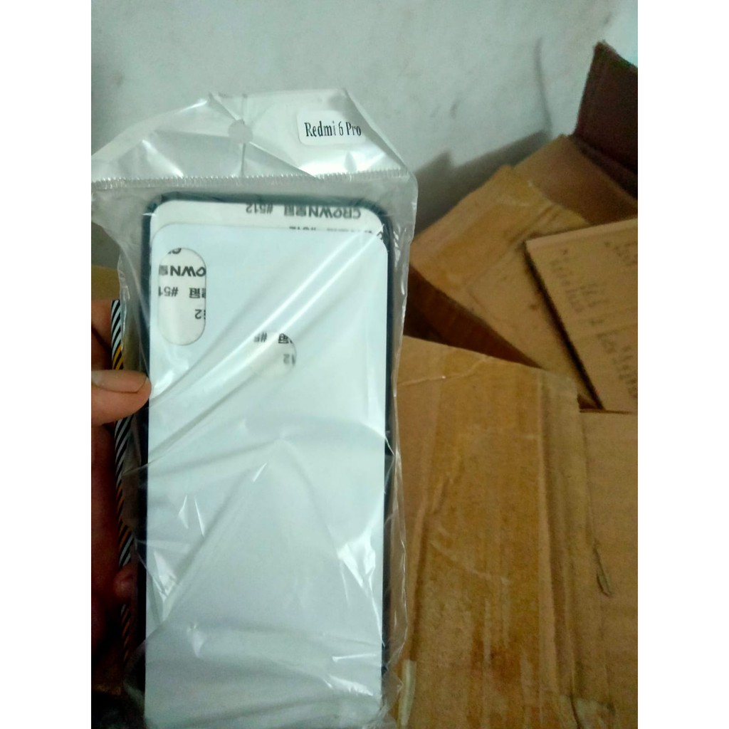 Softcase + Plat 2d Redmi 6 Pro