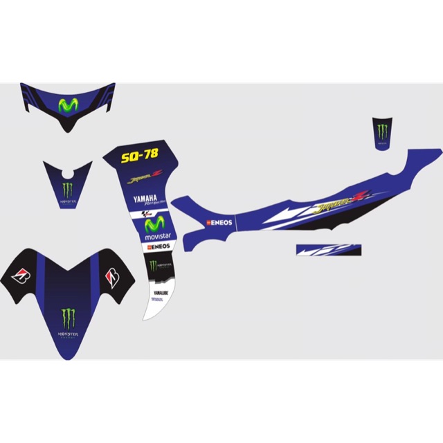 Decal/Sticker Jupiter Z Movistar