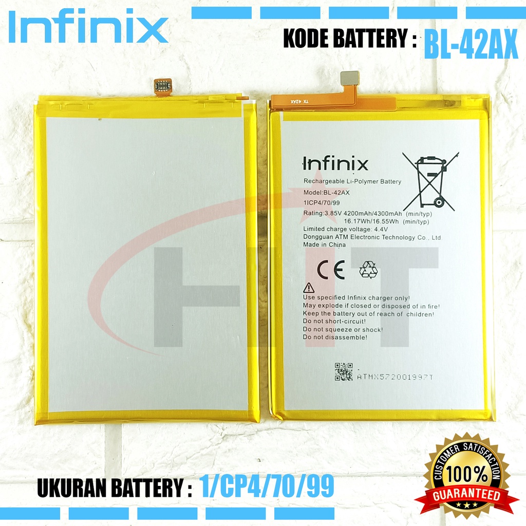 Baterai Battery INFINIX NOTE 4 X572 BL-42AX BL42AX