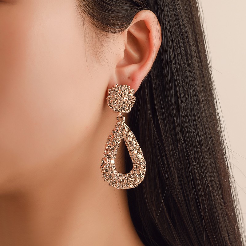 Anting Ala Korea Bentuk Tetesan Air / Anting Paduan Air Anting / Aksesoris Fashion