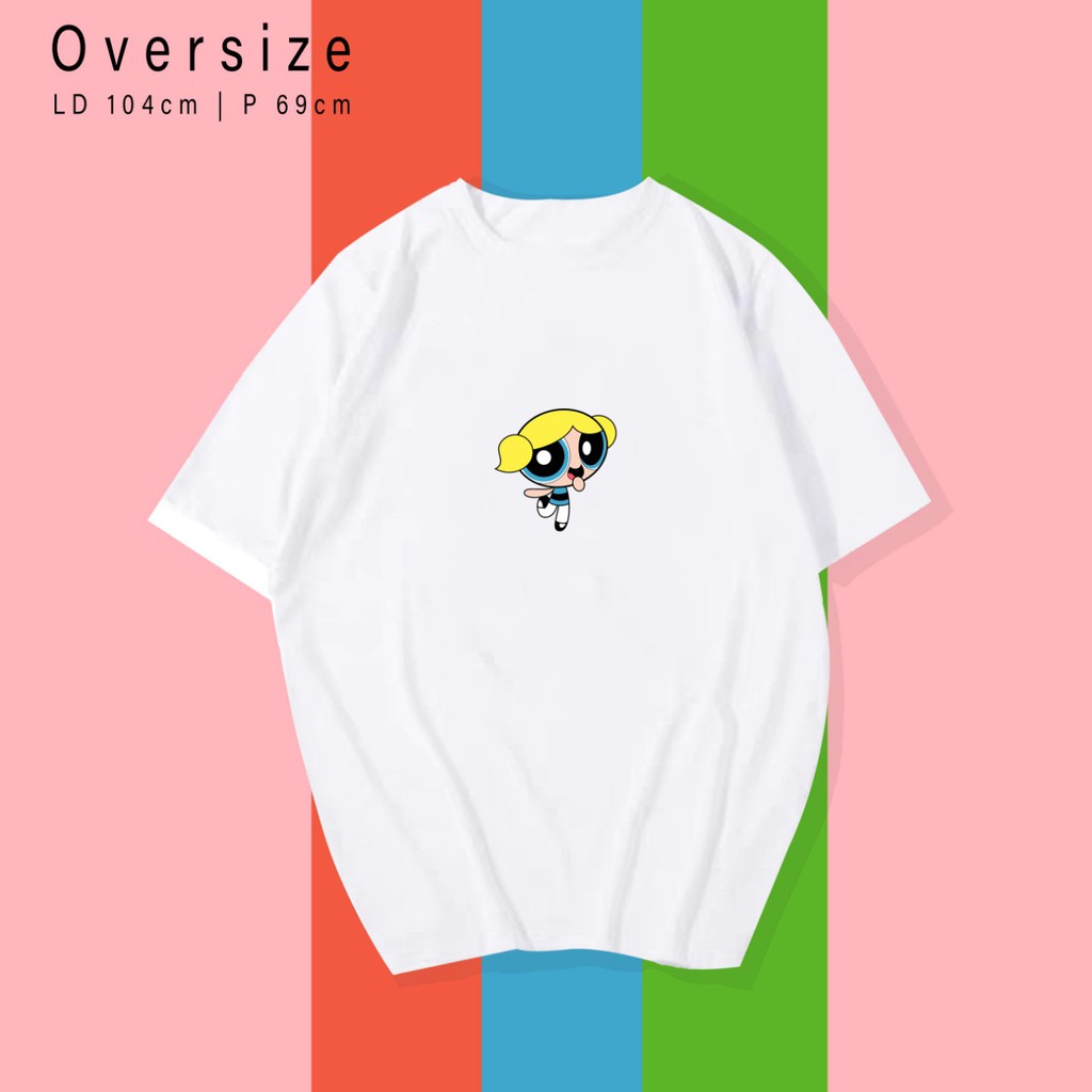 3 POWER PUFF GIRLS CARTOON NETWORK KAOS DESIGN / TERMURAH