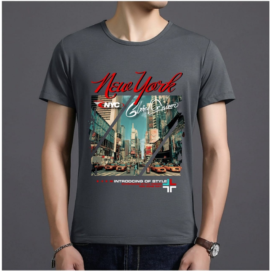 MUKZHOP / COD / Kaos OBLONG NEWYORK / kaos cowok / kaos santai / baju keren