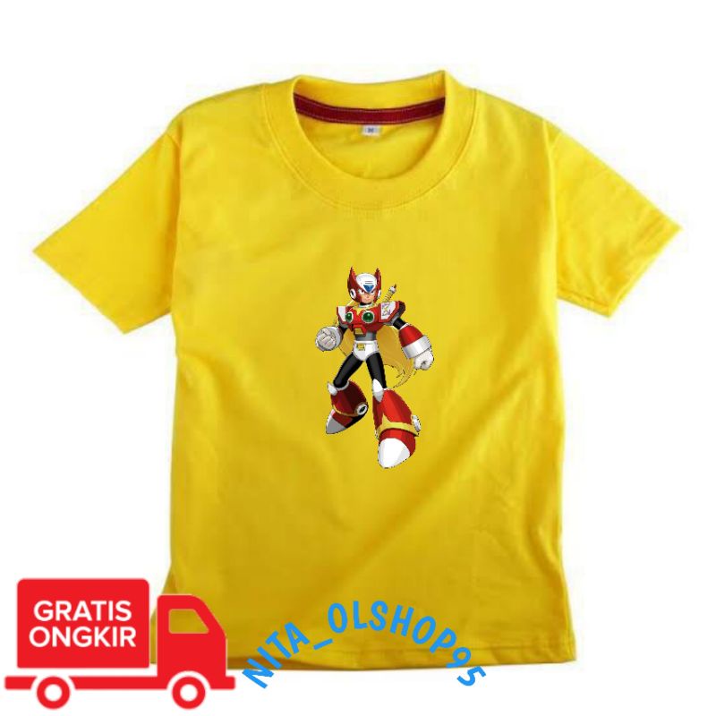 baju anak megaman , baju anak kartun , Mega man