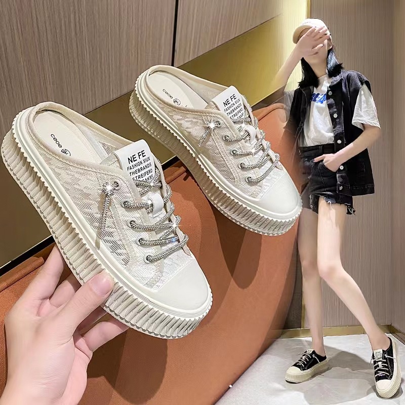 [JY] 1481 Sepatu Wanita Sneakers F15 Half Tali Blink Blink KILAT ELEGAN CANTIK Pesta Kerja Santai Keren Trend Casual Kualitas Impor