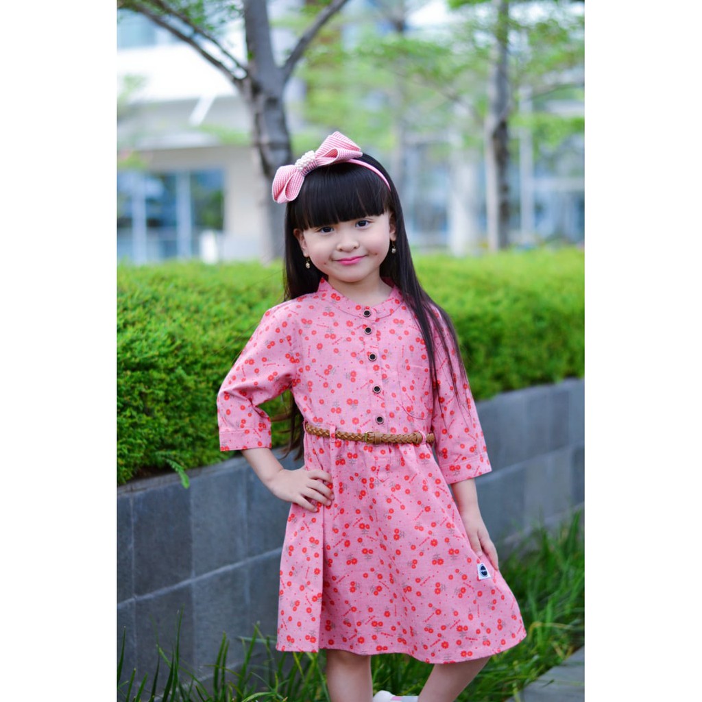 Dress Belt Tunik Anak Bloom id