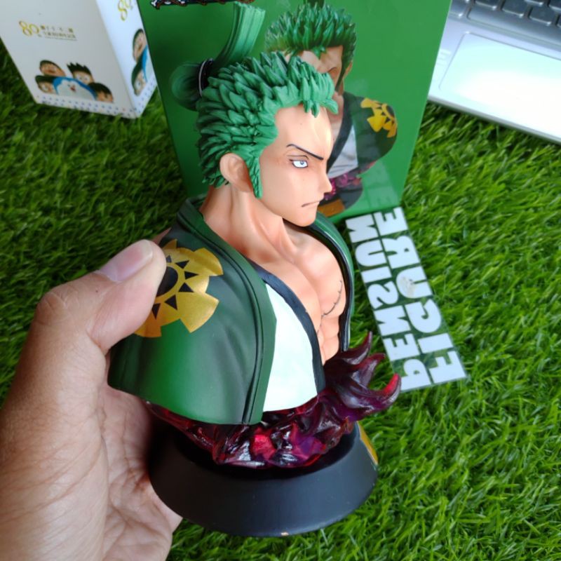 Jual ONE PIECE BUST RORONOA ZORO MUGIWARA PIRATES Shopee Indonesia
