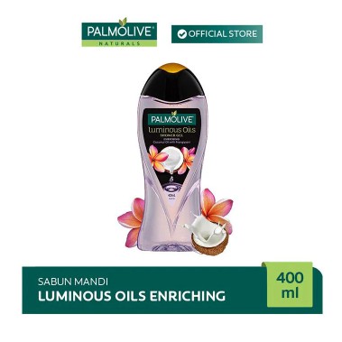 Palmolive Luminous Oils Enriching Coconut Oil & Frangipani Sabun Mandi Cair Botol [400 mL]