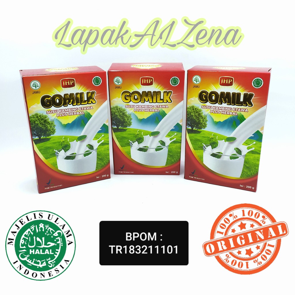 

GOMILK SUSU KAMBING ETAWA / SUSU KAMBING ASLI / MIX DAUN KELOR