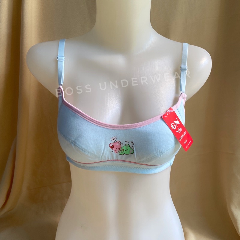 BH REMAJA BUSA TIPIS KATUN | BRA REMAJA TANPA KAWAT | BH REMAJA Golden Nick Katun, Sport bra remaja