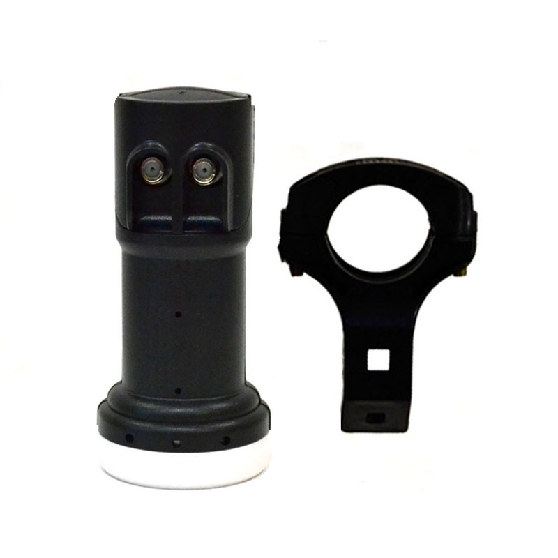 LNB Matrix Parabola KU Band MK II Dual Output + Bracket / Holder