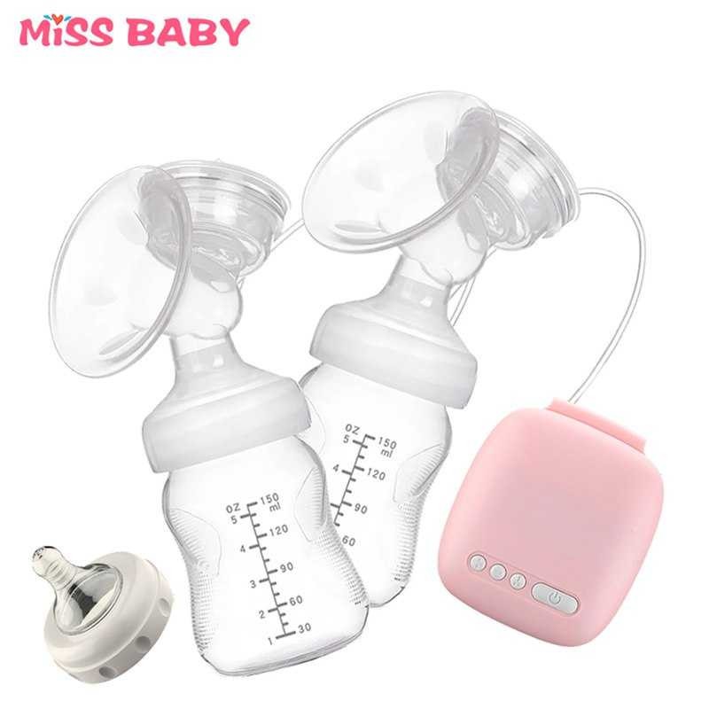 Double Milk Breast Pump Baby Pompa ASI Bayi Elektrik Otomatis