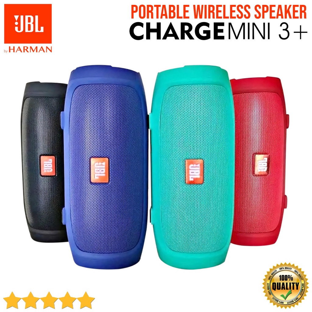 Speaker Bluetooth Charge Mini 3+ Speaker Mini 3+ Speaker Aktif Speaker Portable Speaker Super Bass