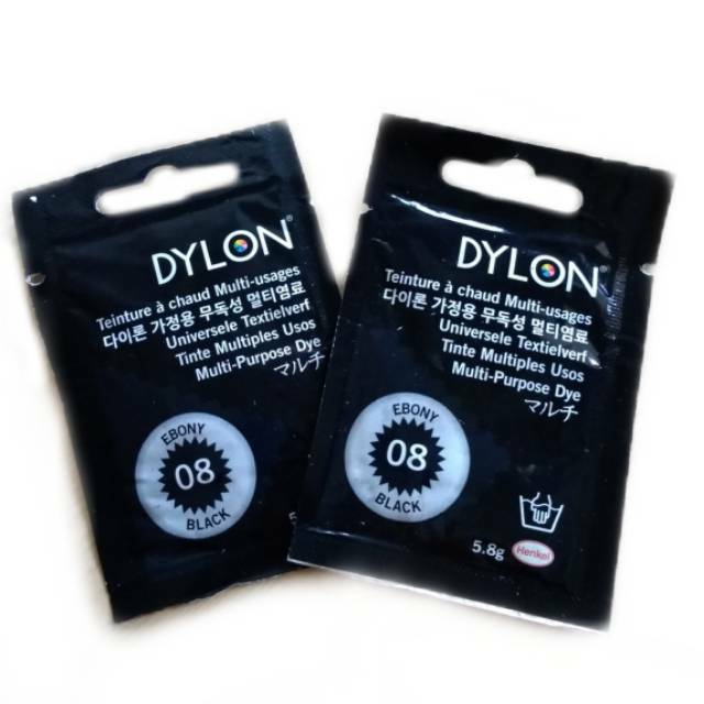 

Pewarna Pakaian Celep Dylon Ebony Black 05 Per Sachet