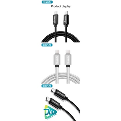 DIINAMI cable Kabel Data / Type-C ke Type-C / USB-C to USB-C / 45W Fast charging / 2 meter  &amp; 3 meter note10 note20 s21 s22 ultra MacBook air JB5897