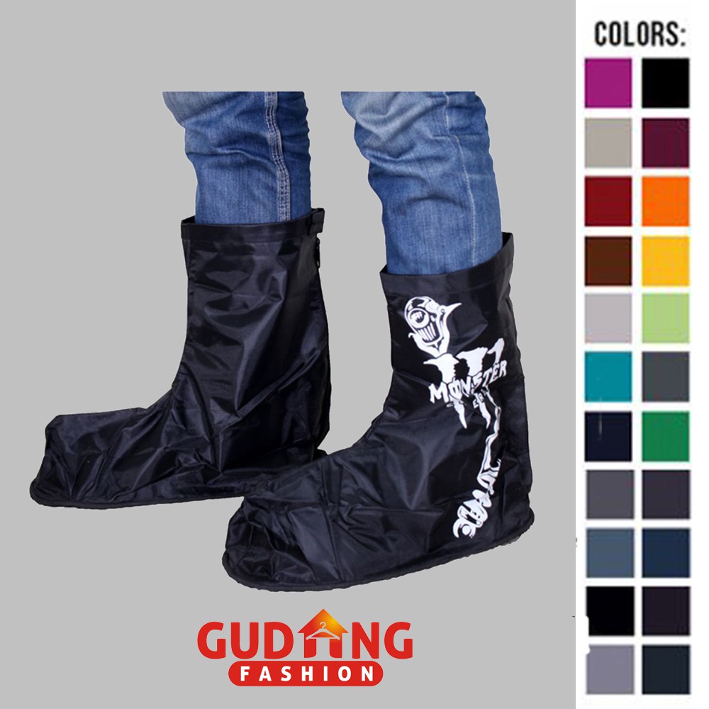 Cover Sepatu / Sarung Sepatu Anti Air untuk Pengendara Motor Banyak Warna - MTR (COMB)
